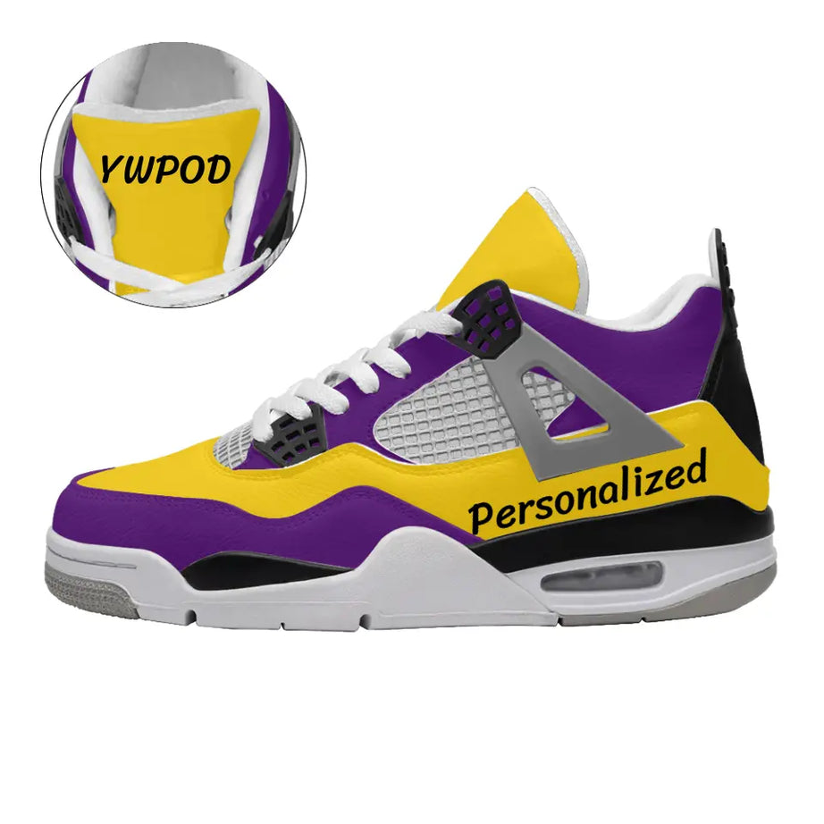 Custom AJ4 Shoes, Customized colors, Personalized name and logo, AJ4 Sneakers, AJ4-C001-001