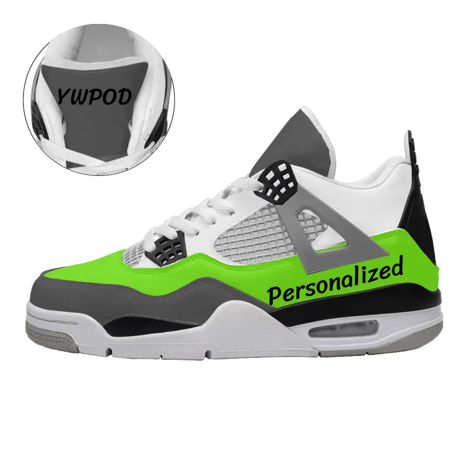 Custom AJ4 Shoes, Customized colors, Personalized name and logo, AJ4 Sneakers, AJ4-C002-001