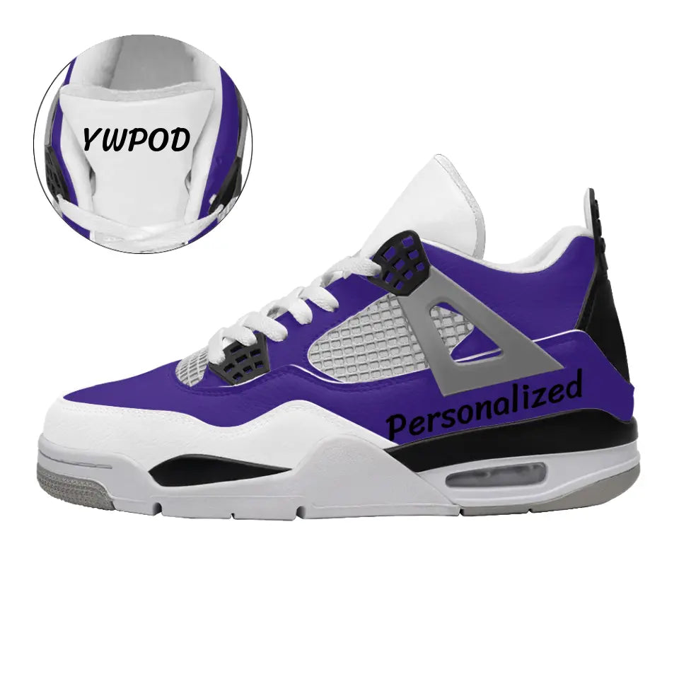 Custom AJ4 Shoes, Customized colors, Personalized name and logo, AJ4 Sneakers, AJ4-C004-001