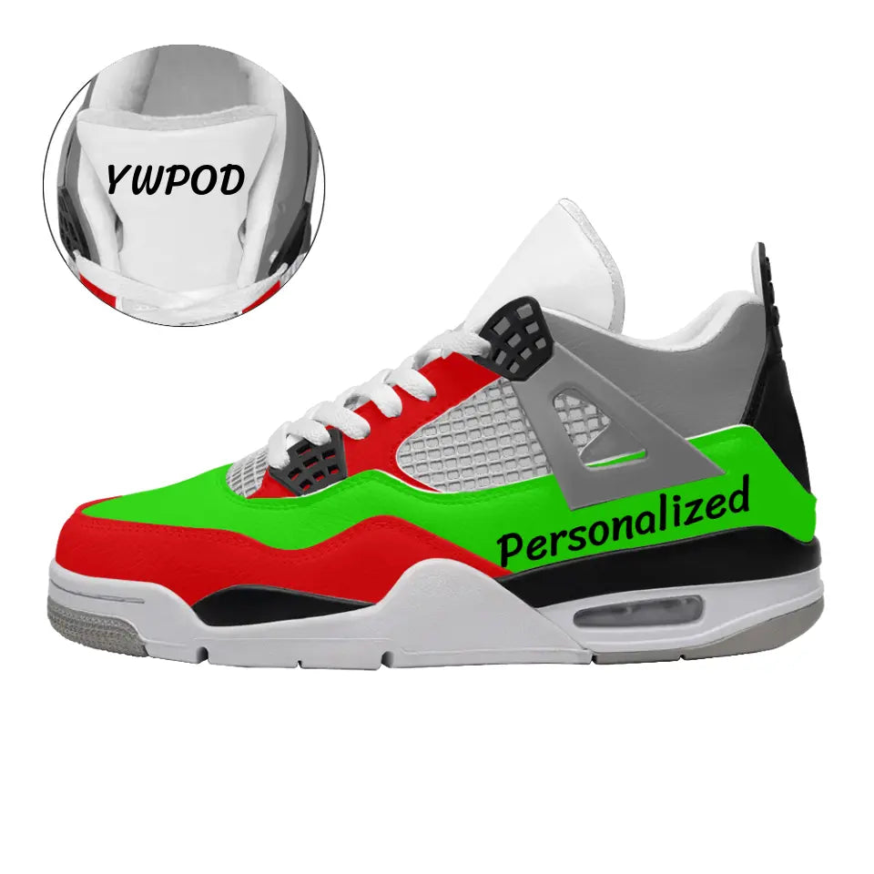 Custom AJ4 Shoes, Customized colors, Personalized name and logo, AJ4 Sneakers, AJ4-C006-001