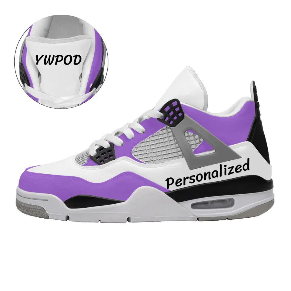 Custom AJ4 Shoes, Customized colors, Personalized name and logo, AJ4 Sneakers, AJ4-C008-002