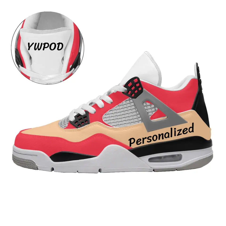 Custom AJ4 Shoes, Customized colors, Personalized name and logo, AJ4 Sneakers, AJ4-C013-001