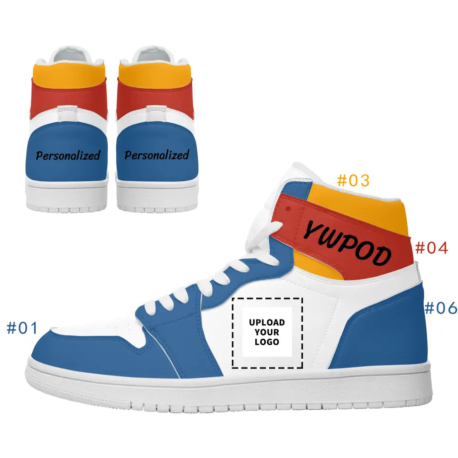 Popular Styles Personalized AJ1 Shoes, High top, Personalized name and logo, AJ1 Sneakers, AJ1H-C014-P003