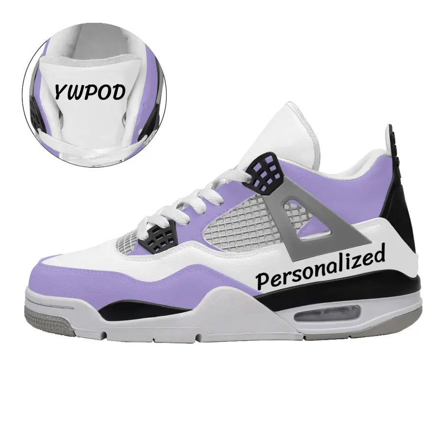 Custom AJ4 Shoes, Customized colors, Personalized name and logo, AJ4 Sneakers, AJ4-C011-001