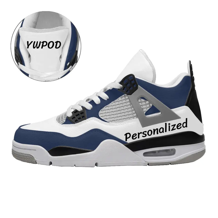 Custom AJ4 Shoes, Customized colors, Personalized name and logo, AJ4 Sneakers, AJ4-C010-001