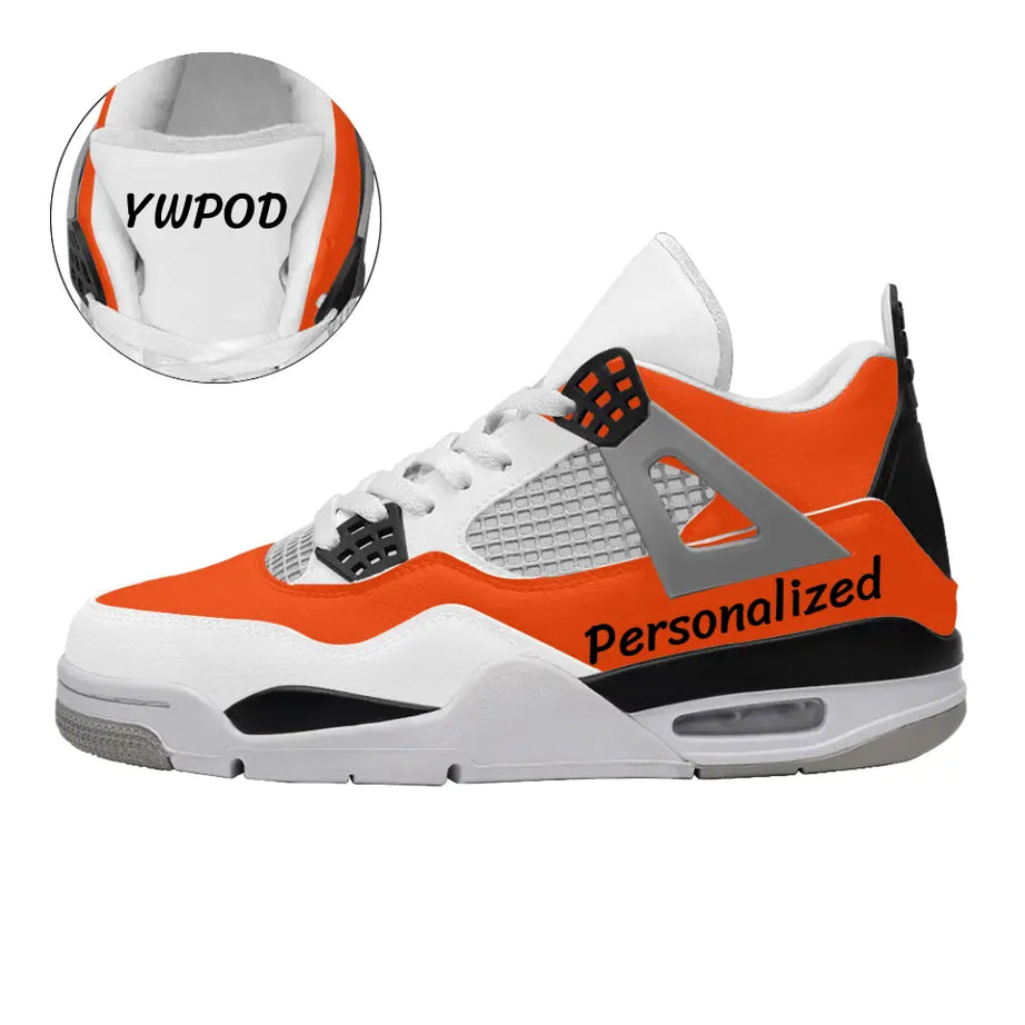 Custom AJ4 Shoes, Customized colors, Personalized name and logo, AJ4 Sneakers, AJ4-C008-001