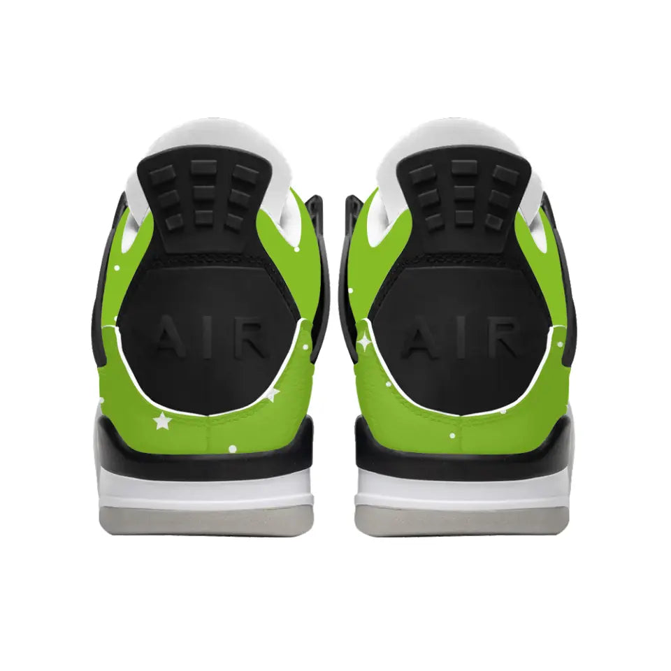 Custom AJ4 Shoes, Stars, Customized colors, Personalized name and logo, AJ4 Sneakers, AJ4-C009-001