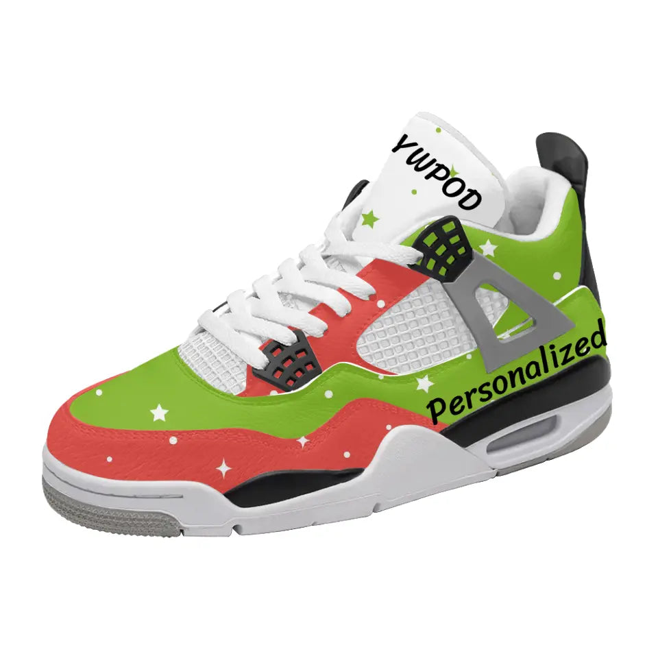 Custom AJ4 Shoes, Stars, Customized colors, Personalized name and logo, AJ4 Sneakers, AJ4-C009-001