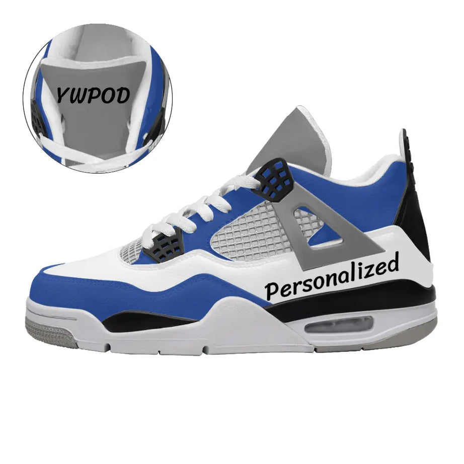 Custom AJ4 Shoes, Customized colors, Personalized name and logo, AJ4 Sneakers, AJ4-C003-001