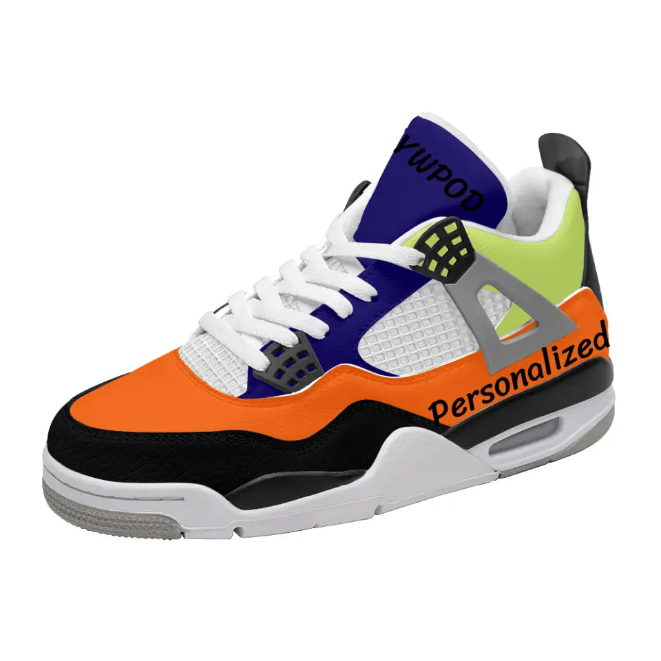 Custom AJ4 Shoes, Customized colors, Personalized name and logo, AJ4 Sneakers, AJ4-C03100-001